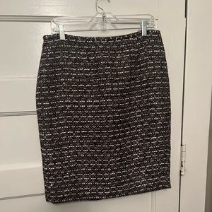 Calvin Klein Skirt Tweed Sequin Skirt, like new, size 8